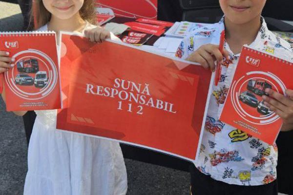 Serviciul 112 prezent la expoziția Ministerului Afacerilor Interne – “În siguranță în vacanță”