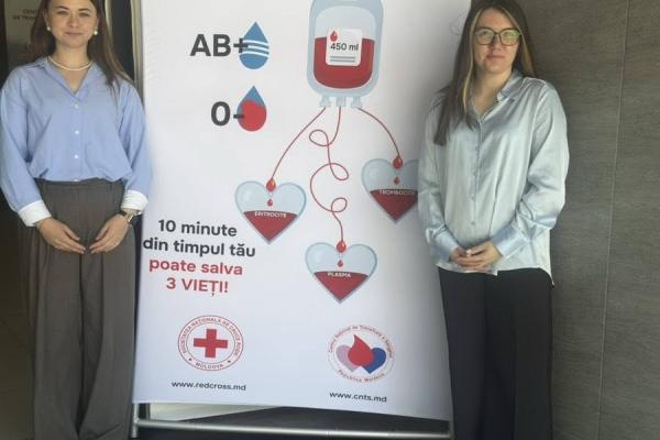 Angajații Serviciului 112 s-au alăturat campaniei de donare de sânge „MAI donează, MAI salvează”