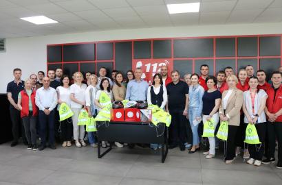 Ședință operativă în cadrul Serviciului național unic pentru apelurile de urgență 112