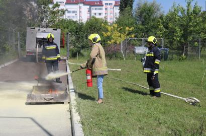 Instruire privind apărarea împotriva incendiilor organizată de Serviciul 112 cu sprijinul IGSU
