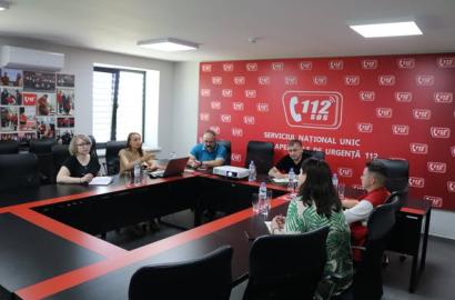 Vizita reprezentanților UNICEF la Serviciul 112: Discuții privind o posibilă colaborare în sprijinul copiilor și al comunității