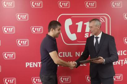 Diplome de onoare și mulțumire pentru angajații Serviciului 112, cu ocazia Zilei Independenței