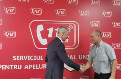 Diplome de onoare și mulțumire pentru angajații Serviciului 112, cu ocazia Zilei Independenței