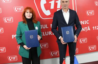 Serviciul 112 și Asociația „AudiViz” consolidează accesul incluziv la numărul unic de urgență