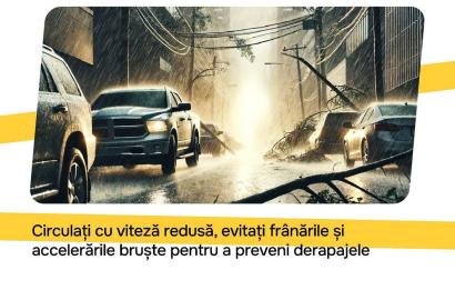 Începând cu 21 mai, pe întreg teritoriul Republicii Moldova este valabil un Cod galben de instabilitate atmosferică.