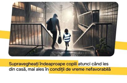 Recomandări generale în contextul Codului galben de instabilitate atmosferică