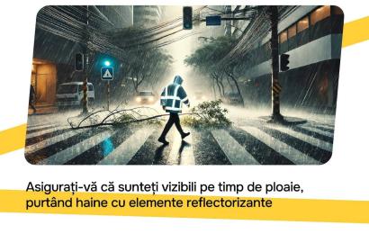 Recomandări generale în contextul Codului galben de instabilitate atmosferică