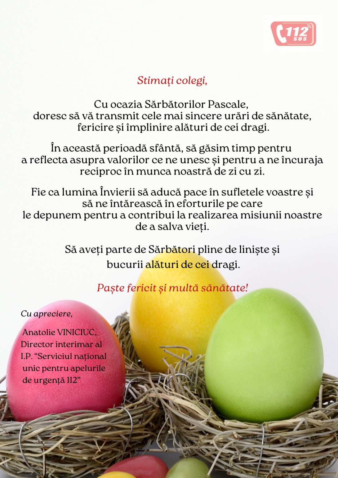 mesaj de felicitare