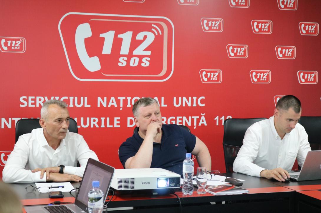 Desfășurarea ședinței Consiliului de administrare al I.P. „Serviciul național unic pentru apelurile de urgență 112”