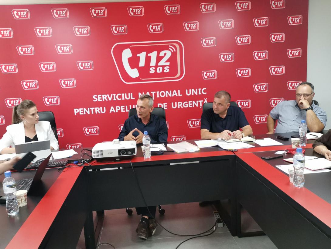 Ședință comună Serviciul 112 – IGP pentru optimizarea gestionării apelurilor de urgență